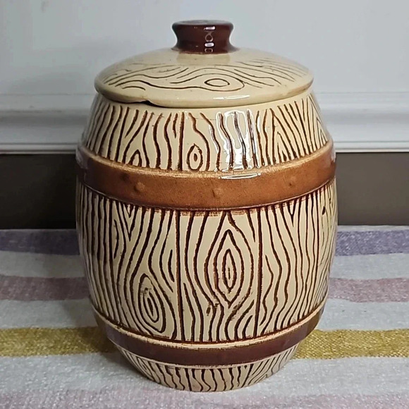 VINTAGE COOKIE BARREL - Picture 3 of 14